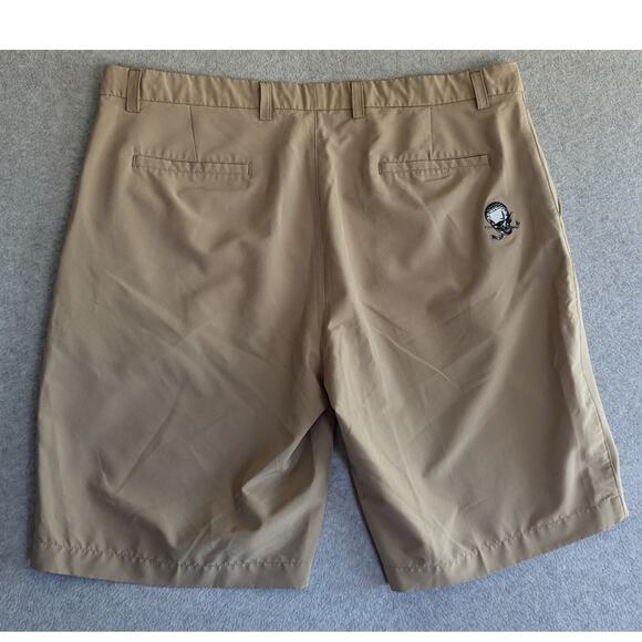 Tattoo Golf‎ Men Shorts Size 40 Performance Chino Preppy 10" Inseam Beige - Picture 3 of 9